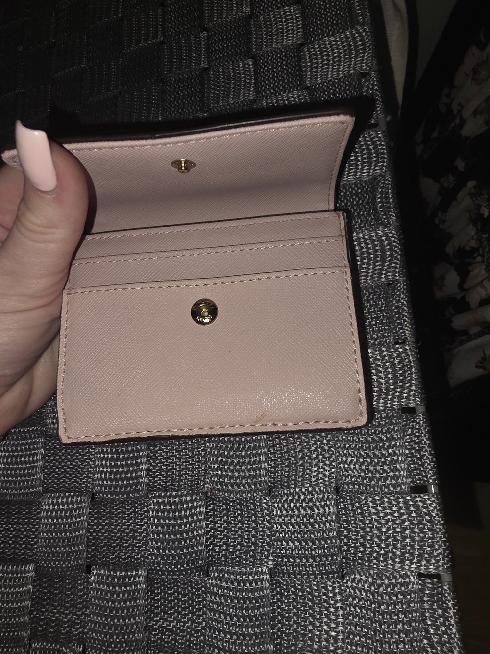 Michael Kors Blush Leather Card Case Wallet - Picture 3 of 4